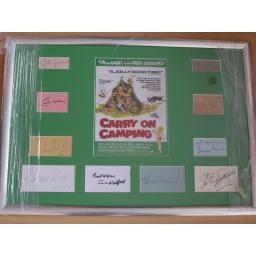 Carry On Camping multi signed & framed display (1a).jpg