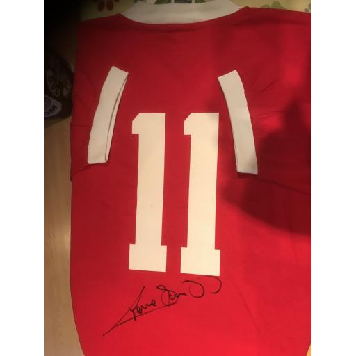 GRAEME SOUNESS SIGNED LIVERPOOL NUMBER 11 HOME SHIRT