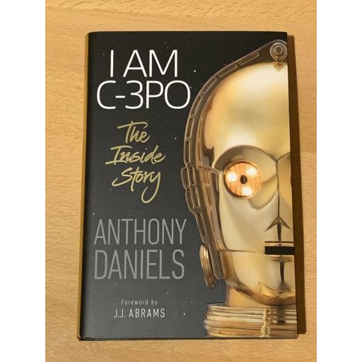 ANTHONY DANIELS C-3PO STAR WARS SIGNED AUTOBIOGRAPHY