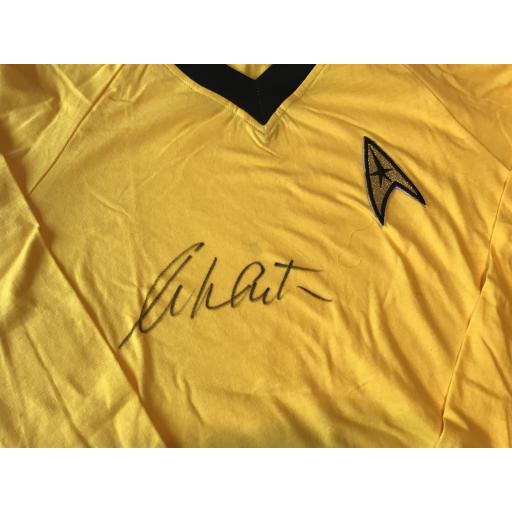 WILLIAM SHATNER SIGNED STAR TREK SHIRT